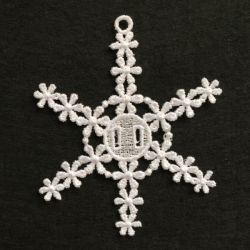 3D FSL Snowflakes 07 machine embroidery designs