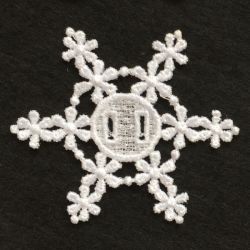 3D FSL Snowflakes 08 machine embroidery designs