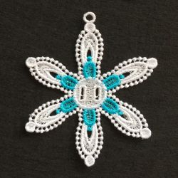 3D FSL Snowflakes 13 machine embroidery designs