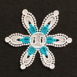 3D FSL Snowflakes 14 machine embroidery designs