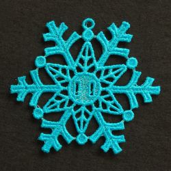 3D FSL Snowflakes 17