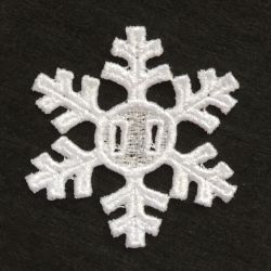 3D FSL Snowflakes 18 machine embroidery designs