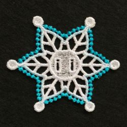 3D FSL Snowflakes 20 machine embroidery designs