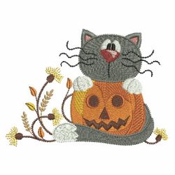 Adorable Fall Animals 04 machine embroidery designs