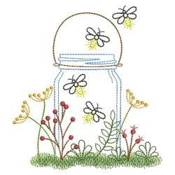 Vintage Fireflies(Md) machine embroidery designs
