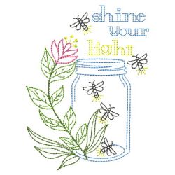 Vintage Fireflies 05(Sm) machine embroidery designs