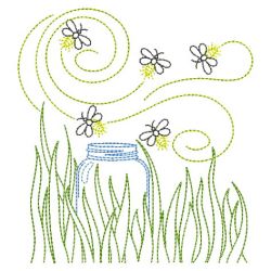 Vintage Fireflies 09(Lg) machine embroidery designs