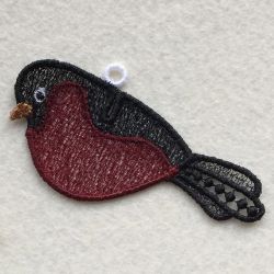 3D FSL Christmas Birds 07 machine embroidery designs