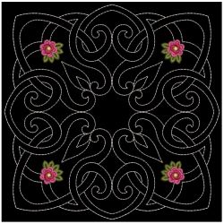 Trapunto Celtic Roses Quilt 03(Sm)