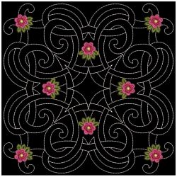 Trapunto Celtic Roses Quilt 12(Sm)