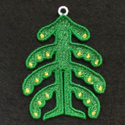 3D FSL Christmas Trees 07 machine embroidery designs