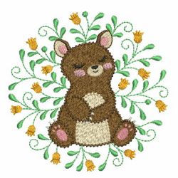 Sleepy Animals 2 02(Lg) machine embroidery designs