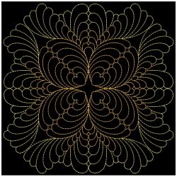 Trapunto Feather Quilt 4(Lg) machine embroidery designs