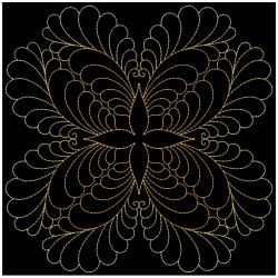 Trapunto Feather Quilt 4 02(Sm)