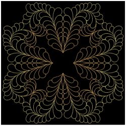 Trapunto Feather Quilt 4 03(Lg) machine embroidery designs