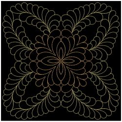 Trapunto Feather Quilt 4 06(Sm) machine embroidery designs