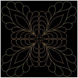 Trapunto Feather Quilt 4 10(Sm)