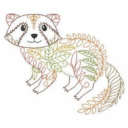 Vintage Leafy Critters 05(Sm) machine embroidery designs