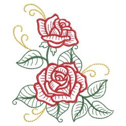 Vintage Floral Corner 04(Md) machine embroidery designs