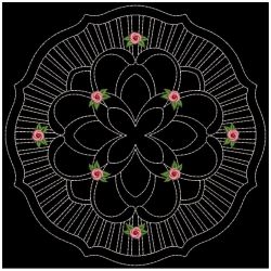 Trapunto Rose Quilt Block 5 01(Lg) machine embroidery designs