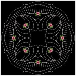 Trapunto Rose Quilt Block 5 04(Md)