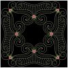 Trapunto Rose Quilt Block 6 07(Md)