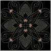 Trapunto Rose Quilt Block 6 09(Sm)