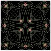 Trapunto Rose Quilt Block 6 12(Md)