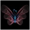 Rippled Butterflies 6(Lg)