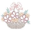 Vintage Floral Baskets 03(Md)