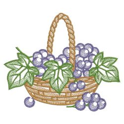 Basket Of Fruit 2(Md) machine embroidery designs