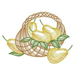 Basket Of Fruit 2 02(Sm) machine embroidery designs