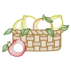 Basket Of Fruit 2 03(Lg) machine embroidery designs