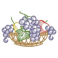 Basket Of Fruit 2 04(Md) machine embroidery designs