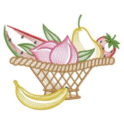 Basket Of Fruit 2 05(Md) machine embroidery designs