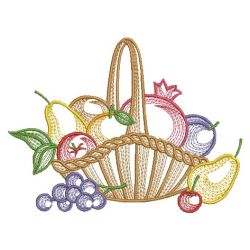 Basket Of Fruit 2 06(Lg) machine embroidery designs