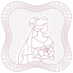 Trapunto Wedding Day 04(Md) machine embroidery designs