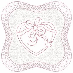 Trapunto Wedding Day 08(Lg) machine embroidery designs