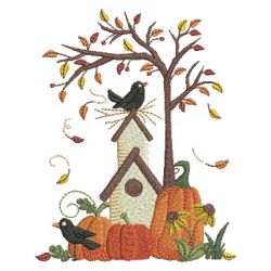 Country Autumn Scene 09(Lg) machine embroidery designs