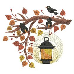 Country Autumn Scene 10(Lg) machine embroidery designs