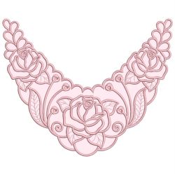 Organza Necklines machine embroidery designs