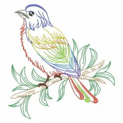 Vintage Feathered Family 2 12(Md) machine embroidery designs