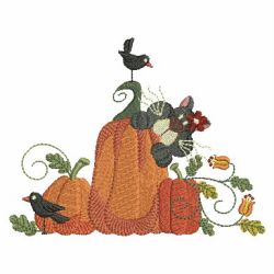 Country Autumn Scene 2 02(Lg) machine embroidery designs