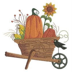 Country Autumn Scene 2 04(Sm) machine embroidery designs