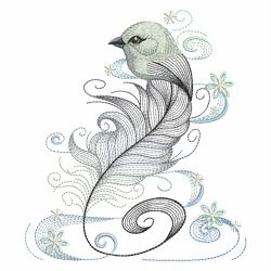 Bird Feathers 3 06(Md) machine embroidery designs