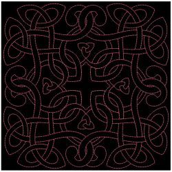 Trapunto Celtic Stipple 11(Lg) machine embroidery designs