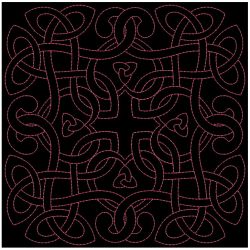 Trapunto Celtic Stipple 11(Md) machine embroidery designs