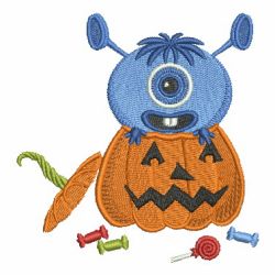 Halloween Monster 07 machine embroidery designs