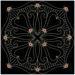 Trapunto Rose Quilt Block 6 03(Sm)