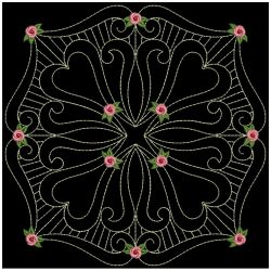 Trapunto Rose Quilt Block 6 03(Md)